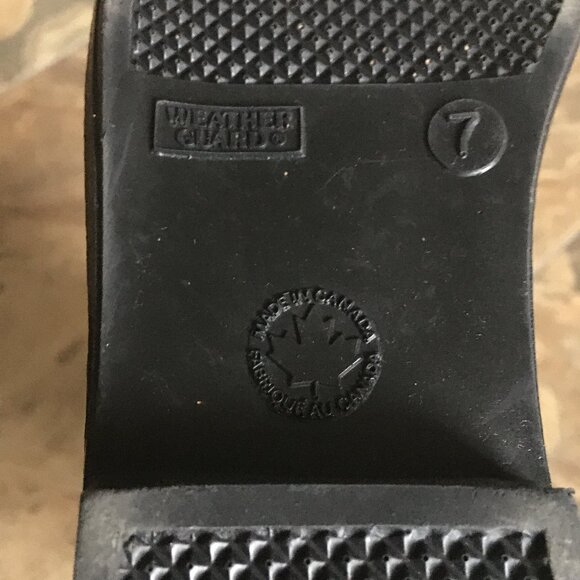 Vintage Weatherguard Black Rubber Rain Boots Made in Canada - Picture 8 of 9
